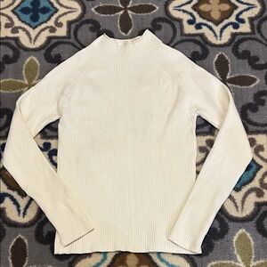 Won Hundred Ribbed Knit Mock Neck Sweater